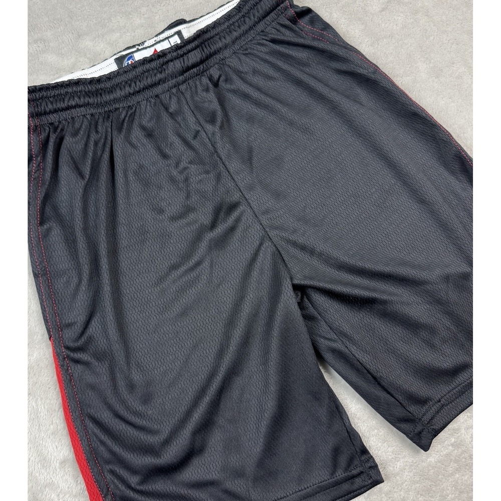 New Alleson Athletic Shorts Youth Small Black Elastic Drawstring Waist Sports